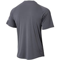 Rawlings Mens Crew Neck Short Sleeve Baseball T-Shirt, Dark Grey