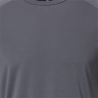 Rawlings Mens Crew Neck Short Sleeve Baseball T-Shirt, Dark Grey