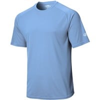 Rawlings Mens Crew Neck Short Sleeve Baseball T-Shirt, Light Blue
