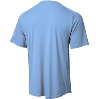 Rawlings Mens Crew Neck Short Sleeve Baseball T-Shirt, Light Blue