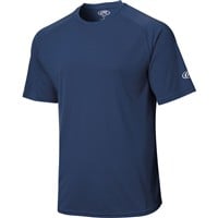 Rawlings Mens Crew Neck Short Sleeve Baseball T-Shirt, Navy