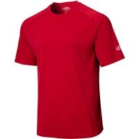 Rawlings Mens Crew Neck Short Sleeve Baseball T-Shirt, Scarlet