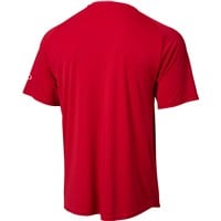 Rawlings Mens Crew Neck Short Sleeve Baseball T-Shirt, Scarlet