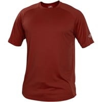 Rawlings Mens Crew Neck Short Sleeve Baseball T-Shirt, Cardinal