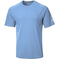 Rawlings Mens Crew Neck Short Sleeve Baseball T-Shirt, Light Blue