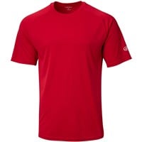 Rawlings Mens Crew Neck Short Sleeve Baseball T-Shirt, Scarlet