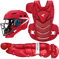 Easton Jen Schro The Very Best Faspitch Softball Catchers Set (Medium), Red