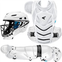 Easton Jen Schro The Very Best Faspitch Softball Catchers Set (Large), White