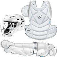 Easton Jen Schro The Fundamental Fastpitch Softball Catching Set (Large), White