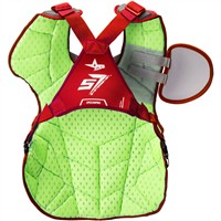 All Star Adult System7 Axis Chest Protector, Scarlet/Grey