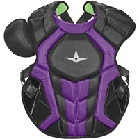 All Star Adult System7 Axis Chest Protector, Scarlet/Grey