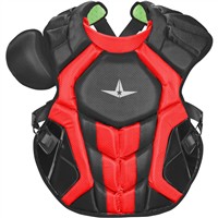 All Star Adult System7 Axis Chest Protector, Scarlet/Grey
