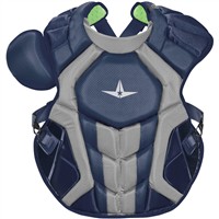 All Star Adult System7 Axis Chest Protector, Scarlet/Grey