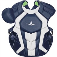 All Star Adult System7 Axis Chest Protector, Scarlet/Grey