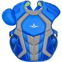All Star Adult System7 Axis Chest Protector, Royal/Grey
