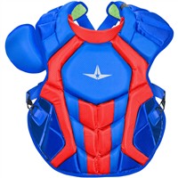 All Star Adult System7 Axis Chest Protector, Scarlet/Grey