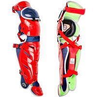 All Star Adult System7 Axis USA Pro Catcher's Set, Red/White/Blue