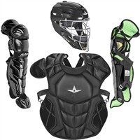 All Star Youth System7 Axis Solid Pro Catchers Set, Black