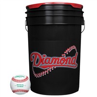 Diamond BB-OL Practice Baseballs & Bucket, 1-z