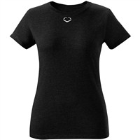 Evoshield Women's Blended Softball T-Shirt, Black