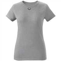Evoshield Women's Blended Softball T-Shirt, Grey