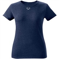 Evoshield Women's Blended Softball T-Shirt, Navy