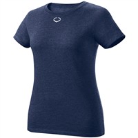 Evoshield Women's Blended Softball T-Shirt, Navy