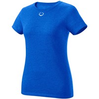 Evoshield Women's Blended Softball T-Shirt, Royal