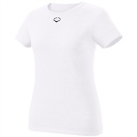 Evoshield Women's Blended Softball T-Shirt, White