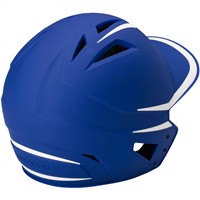 Champro HX Legend Plus Batting Helmet w/Universal Jaw Guard, Royal/White