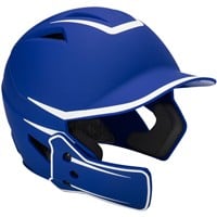 Champro HX Legend Plus Batting Helmet w/Universal Jaw Guard, Royal/White