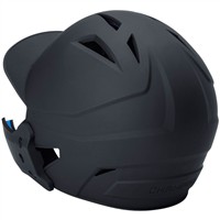Champro HX Gamer Plus Batting Helmet w/Universal Jaw Guard, Black