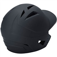 Champro HX Gamer Plus Batting Helmet w/Universal Jaw Guard, Black