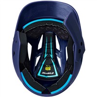 Champro HX Gamer Plus Batting Helmet w/Universal Jaw Guard, Navy