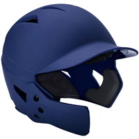 Champro HX Gamer Plus Batting Helmet w/Universal Jaw Guard, Navy
