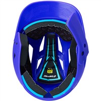 Champro HX Gamer Plus Batting Helmet w/Universal Jaw Guard, Royal