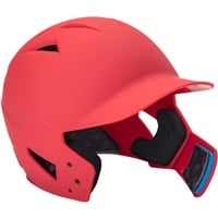 Champro HX Gamer Plus Batting Helmet w/Universal Jaw Guard, Scarlet