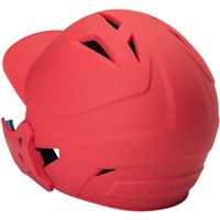 Champro HX Gamer Plus Batting Helmet w/Universal Jaw Guard, Scarlet
