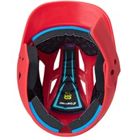 Champro HX Gamer Plus Batting Helmet w/Universal Jaw Guard, Scarlet