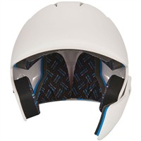 Champro HX Gamer Plus Batting Helmet w/Universal Jaw Guard, White