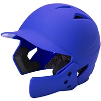 Champro HX Gamer Plus Batting Helmet w/Universal Jaw Guard, Royal