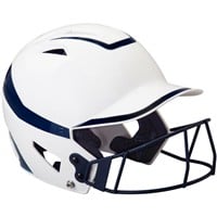 Champro HX Rise Pro Fastpitch Softball Batting Helmet, Navy/White