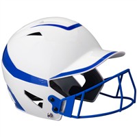Champro HX Rise Pro Fastpitch Softball Batting Helmet, Royal/White