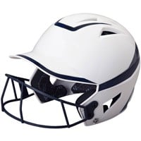 Champro HX Rise Pro Fastpitch Softball Batting Helmet, Navy/White