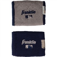 Franklin 4in X-Vent Reversible Wristbands, Navy/Grey