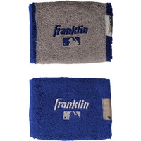 Franklin 4in X-Vent Reversible Wristbands, Royal/Grey