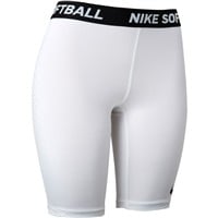 NIKE Women's Dri-FIT Softball Sliding Short, White