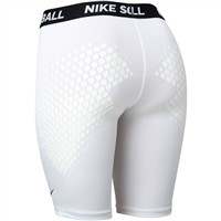 NIKE Women's Dri-FIT Softball Sliding Short, White