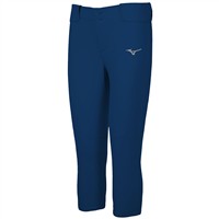 Mizuno Youth Belted Stretch Fastpitch Softball Pant, Navy