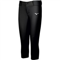 Mizuno Youth Belted Stretch Fastpitch Softball Pant, Black